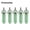 Aventurine, variant on 5PCS Natural Gemstone Hexagonal Point Chakra Crystal Healing Stone Pendant-Rose Red Jade