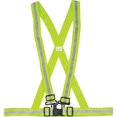 thumbnail image 1 of Standard-Duty Safety Harness, High Visibility Lime-Yellow, Silver Reflective Colour, X-Large, 1 of 2