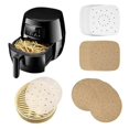 thumbnail image 2 of 100pcs 6.5/7/7.5/8/8.5/9/10 Inch Bamboo Steamer Paper Liner Perforated Fryer Liners Non-stick, 2 of 5