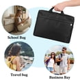 thumbnail image 4 of Uxcell 15.6Inch Laptop Shoulder Bag Water-Resistant Laptop Messenger Bag Carry Case Notebook Computer Laptop Bag for Women Men, 4 of 7