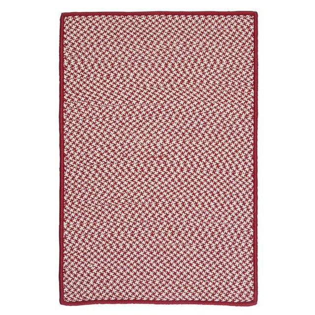 Colonial Mills TT79R045X070S 45 x 70 in. Houndstooth Doormats, Sangria