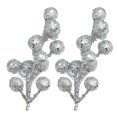 thumbnail image 1 of Coofit Christmas Berry 12-head Glitter Artificial Small Berry Pick Xmas Tree Decor, 1 of 10