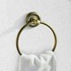 thumbnail image 1 of Anneau Porte-Serviette Fixation Murale Rond en Acier pour Salle de Bain ou Cuisine Support-Serviette Dorée, de Douche Accessoir de Salle de Bain (16 cm) - Finition laiton antique Kuyhfg Bienvenido a Kuyhfg, 1 of 5