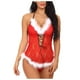 thumbnail image 1 of Traje de Navidad Juego de rol Vestido de escenario Ropa interior sexy Pijama Conjunto de dos piezas Fridja nalpqowj10973, 1 of 8