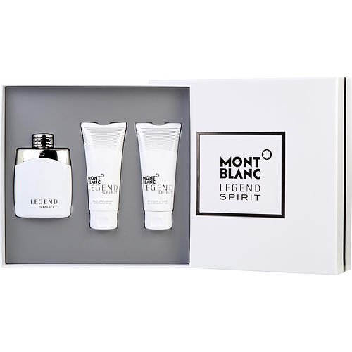 Montblanc Mont Blanc Legend Spirit Cologne Gift Set for Men, 3 Pieces