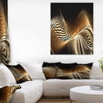 thumbnail image 1 of Brown Black Abstract Fractal Design - Large Abstract Canvas Art, 1 of 1