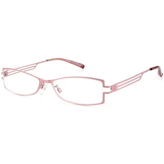 1PACK Gabii HBM028 Metal Rose Cateye Women's Reading Glasses W/Case +1.00