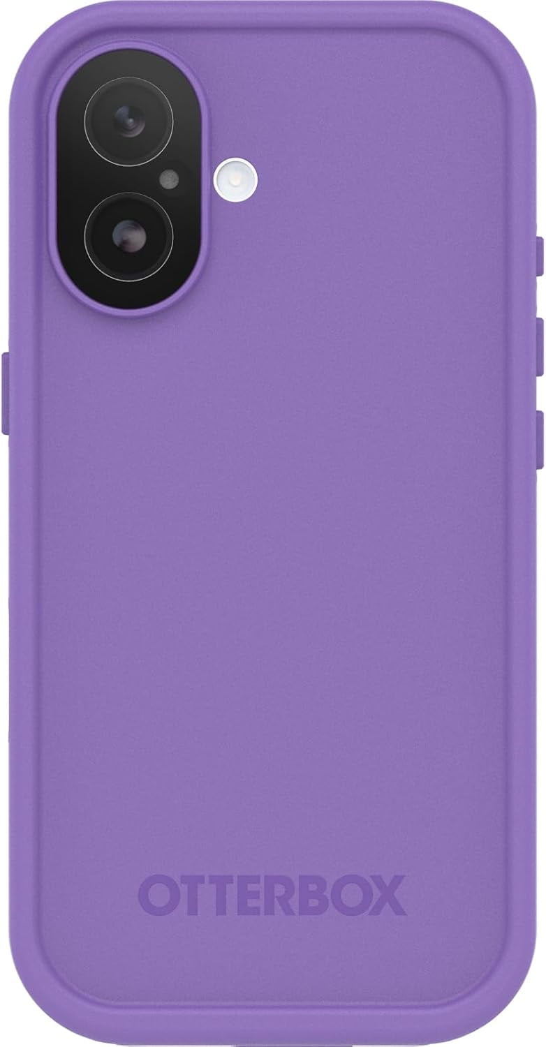 OtterBox iPhone 17 (Only) - FRĒ Series Waterproof Case with MagSafe - Rule of Plum (Purple) - Sleek & Stylish - Waterproof iPhone Case up to 2 Meters - IP68 - Phone Case for Swimming/Snorkeling