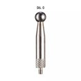 thumbnail image 1 of Point de Contact pour Indicateur de Cadran Outil Boule de Carbure M2.5 Tige de Filetage 30Mm Long 6Mm, 1 of 3