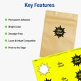 thumbnail image 3 of Avery Burst ID Labels, 2-1/4", Assorted Neon, 180 Total (5995), 3 of 9