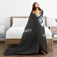 thumbnail image 5 of Middlebury College Logo Fleece Blanket, Very Soft Microfiber Flannel Blanket for Couch Warm and Cozy for All Seasons, 5 of 6