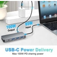 thumbnail image 3 of KOMI Docking Station Dual Monitor, USB C to Dual HDMI Adapter, USB C Docking Station Dual Monitor, Dual Monitor Adapter, USB C Hub 10 in 1 Docking Station 3 Monitors with HDMI/VGA/PD/USB/SD/TF/3.5mm A, 3 of 5