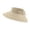 Beige, variant on HAIJIE UPF 124+ Travel Brim Women's Sun Visor Hats Wide Brim Straw Beach Hat Ponytail Packable Beach Mens Tennis Hats Swimsuit Women Fedora Hats for Summer Fishermen Hat Sunhats for Women Womens Hats