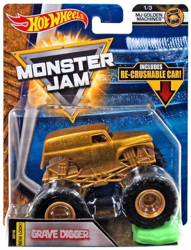 gold grave digger hot wheels