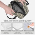 thumbnail image 4 of Army Digital Camouflage Insulated Reusable Lunch Bag with Detachable Adjustable Strap for Office Picnic Beach or Travel, 4 of 7