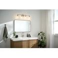 thumbnail image 6 of Kichler Winslow 30" 4 Light Brushed Nickel Vanity Light with Seeded Glass Shades, 6 of 7