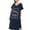 A-Navy DogM, variant on Nightgown for Women Plus Size Long Sleepwear Printed Comfy Sleep Shirts 3 Pack (3X)