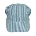 thumbnail image 2 of CTM Kids' Cotton Blue Stripe Train Engineer Cap, 2 of 3