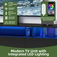 thumbnail image 5 of Uforic TV Stand for TVs up to 65", Modern LED TV Stand w/Power Outlets, Entertainment Center with Storage, 5 of 9