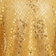thumbnail image 7 of Yvsxxv Yellow Sequin Head Wrap Bandana, Sparkly Fashion Hair Scarf, 16.54*17.72inch, 7 of 7
