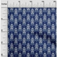 thumbnail image 1 of oneOone Organic Cotton Voile Fabric Damask Ikat Fabric Prints By Yard 42 Inch Wide, 1 of 4