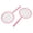 Black/Hot Pink, variant on BOKYAN Kids Badminton Racket Set Outdoor Sports Tennis Racket Training Toy with 3 Nylon Shuttlecocks and Carrying Bag for Stadium Backyard Lawn Play, Pink