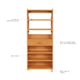 thumbnail image 3 of Beautiful Maurice Bookcase by Drew Barrymore, Cherry Finish, 3 of 12