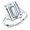 White Rhodium Plated Silver, variant on 13.11 Cttw Cubic Zirconia CZ Simulated Diamond Engagement Ring for Women in 925 Sterling Silver | Emerald Cut 14X10MM | Available in Size 5,6,7,8,9