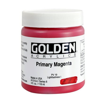 UPC: 0738797151048 | Golden� Heavy Body Acrylic  4 oz.  Primary Magenta