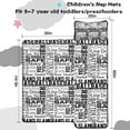 thumbnail image 5 of Black and White Baseball Words Pattern Toddler Nap Mats for Kids Preschool,Sleeping Mat Bag or Kids,Toddler Sleeping Bag,Toddler Nap Mat or Daycare, 5 of 6