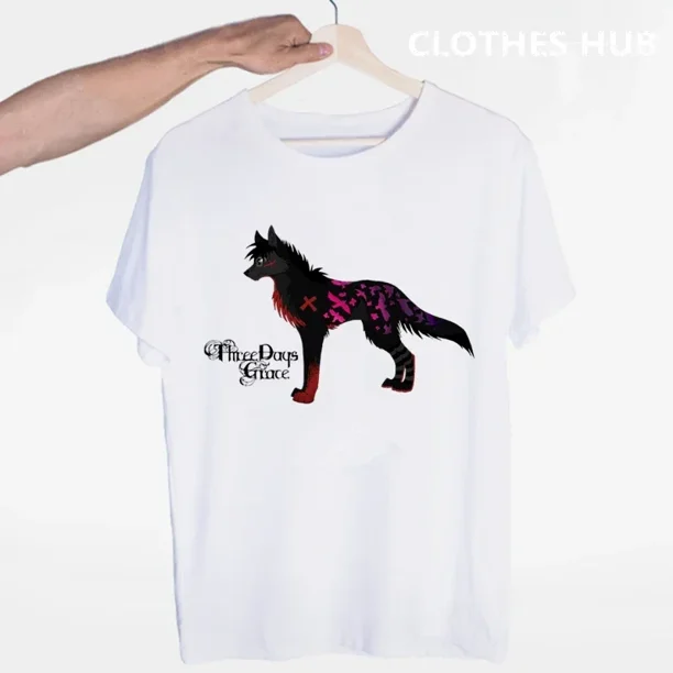 Camiseta Three Days Grace Music Band cuello redondo manga corta moda informal de verano camiseta Unisex para hombres y mujeres