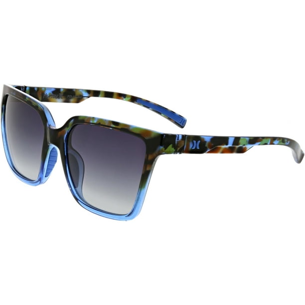 Hurley Walmart Sunglasses Brands Hurley Polarized Men's Black-Blue