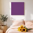 thumbnail image 4 of Canvas Wall Art, Purple Framed Canvas Prints for Bathroom Kitchen, Modern Farmhouse Solid Purple Elegant Gallery Wrapped Wall Decor for Home Office, Gifts, 10"x10" Ship Next Day, 4 of 9