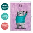 thumbnail image 4 of Tree-Free Greetings All Occasion Greeting Card, 5 x 7, Hi Bear (GO69858), 4 of 5