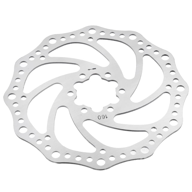 Rotor de disco de freno de acero inoxidable de 160 mm para buje de 34 mm, mejora de la seguridad y el estilo. Actualización de alto rendimiento para scooter eléctrico