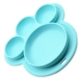 thumbnail image 3 of Toystoory de cena para niños, alimentación de silicona, frutas, dividido, cuenco, forma de pata, vajilla de alimentación, juguete para Mostrada Azul Toystoory HA003350-02, 3 of 6