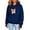 Navy, variant on ZHOGXU Boys Girls Hoodie Sweatshirts Cute Cat Print Pullover With Pocket Comfortable Kids Tops School Wear,Khaki,11-12 Years