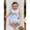 thumbnail image 5 of Cenuakty Baby3M 6M 12M 18M  Boy Overalls, Sleeveless Stripes Embroidery Romper Bodysuit Summer Clothes for Casual Daily, 5 of 9