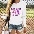 thumbnail image 4 of Women Multiple Color Exquisite Comfortable Young Printing Long Sleeve Polyester Top Blouse Shirt(White,S), 4 of 6