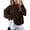 Cocoa, variant on Women's Oversized Cable Knit Crewneck Sweaters Warm and Fashionable Winter Clothing for Women Great Gifts