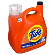 Tide Laundry Detergent Liquid with 6X Boosted Cleaning Power, Original Scent, 158 fl oz, 126 Loads