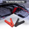 thumbnail image 2 of Unique Bargains 4pcs Red Balck 200A Car Battery Test Insulated Crocodile Alligator Clamps Clips, 2 of 3