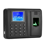 Intelligent Biometric Fingerprint Password Attendance Machine Employee Checking-in Recorder 2.8 inch TFT LCD Screen DC 5V Time Attendance Clock