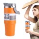 thumbnail image 1 of Aislamiento Térmico Botella Deportiva Copa Aislada Doble Capa 30 Oz Con Manija Acero Inoxidable para Frías Y Calientes, 1 of 9