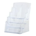 thumbnail image 4 of S SERENABLE Acrylic Display Stand Business Card Sign Tabletop Menu Flyer Brochure Holder 4 Tier 23.5x20x34cm, 4 of 9