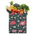 thumbnail image 1 of Botanical Foldable Shopping Bag - Eco-Friendly & Machine Washable Grocery Tote with Floral Print, 1 of 6