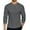 Dark Grey, variant on Mens Long Sleeve Henley Shirts Classic Fashion Casual Basic Tops Soft Stretch Fall Thermal Pullover