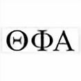 thumbnail image 3 of Pro-Graphx Theta Phi Alpha Greek Sorority Sticker Decal, 2.5 Inches Tall, Black, 3 of 4