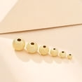 thumbnail image 3 of 10 piezas de cuentas de bola redondas, cuentas espaciadoras plateadas plateadas, suministros de joyería hechos a mano, accesorios para hacer Ropa, zapatos y accesorios Miscelánea Estilo B Dorado 10MM Sonducket AP010775-22B, 3 of 6