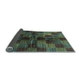 thumbnail image 2 of Ahgly Company Indoor Rectangle Checkered Light Blue Modern Area Rugs, 5' x 7', 2 of 4